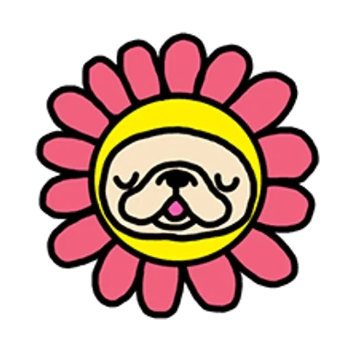 ein spielzeug, glückliche blume, regenbogenblume indi kind, eine regenbogenblume mit einem lächeln, takashi murakami regenbogenblume