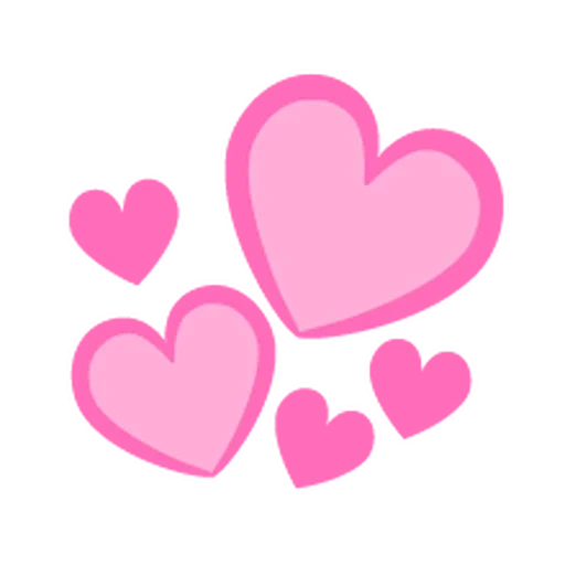 heart, clipart heart, pink hearts, the heart is pink, little hearts