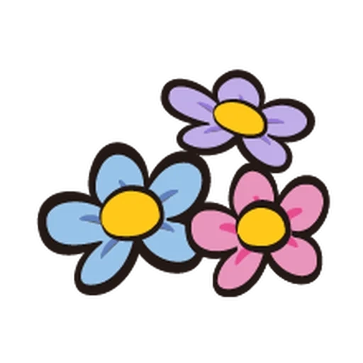 flower, bunga kecil, bunga template, pola bunga aster, bunga kecil terompet besar