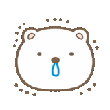 mishki, ours blanc, un joli motif, stickers kawai