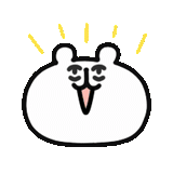 kucing, garis, ikon yammy, logo ikon hamster