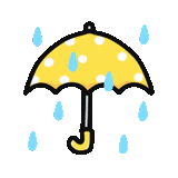 vector paraguas, icono paraguas, icono paraguas, dibujo paraguas, símbolo paraguas con gotas