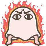 ghost, stickers, halloween ghost