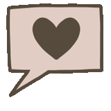 icons, chat icon, heart icon, the heart is vector, heart rectangle