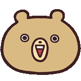hermoso, broma, yamamoto, línea marrón de oso