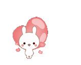 kawai, bt21 milotta, pola yang lucu, rabbit pink, kelinci maimei di