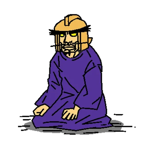 asian, monk, people, animation, monk animation