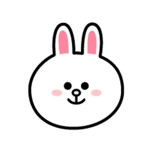 kawai, belat, line friends, kelinci korea, line friends rabbit