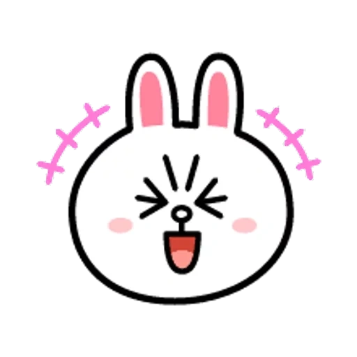 splint, lovely rabbit, line friends cony, thread friend rabbit, liner friend max rabbit