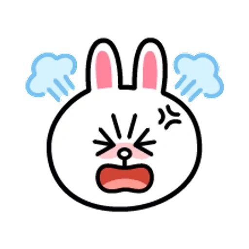 hare, line, splint, thread friend rabbit, line friends cony