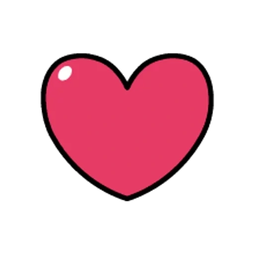 cuore, simbolo del cuore, cuore rosso, il cuore è vettoriale, simbolo heart katya