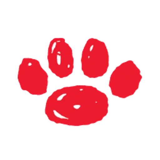 paw merah, kegelapan, bantu tangan, jejak kaki, pixel panas paw merah
