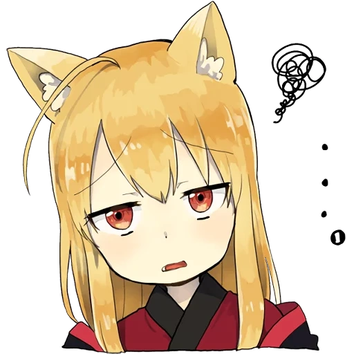 kisoune, fox anime, chiyonida, anime de renard, little fox kitsune
