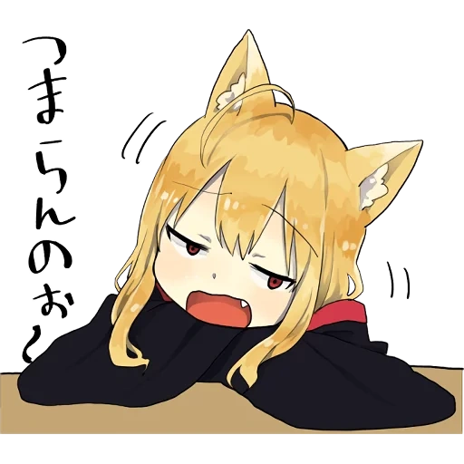 fox anime, аниме неко, девушки аниме, аниме персонажи, little fox kitsune