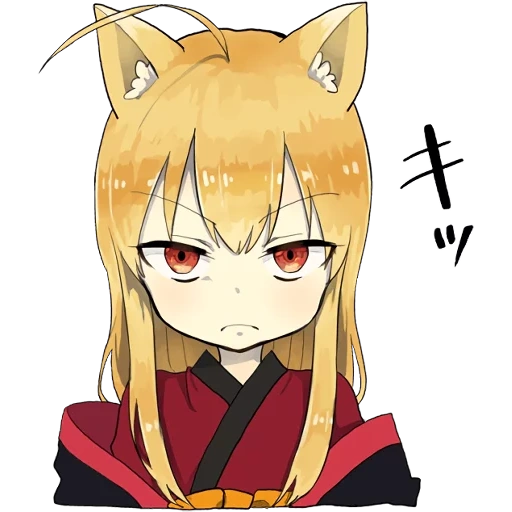 kisoune, anime de renard, anime fox, kitsune fox, little fox kitsune