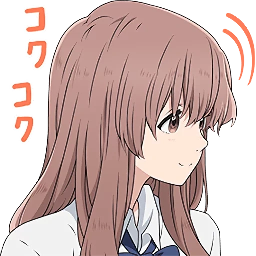 phonetic form, nishimiya shoko, nishimiya hachi keiko, nishimiya naoko animation, nishinomiya voice