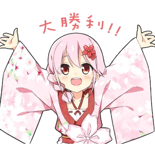 fleurs de cerisier, sakura tg, miku sakura, anime girl, sakura miku 2