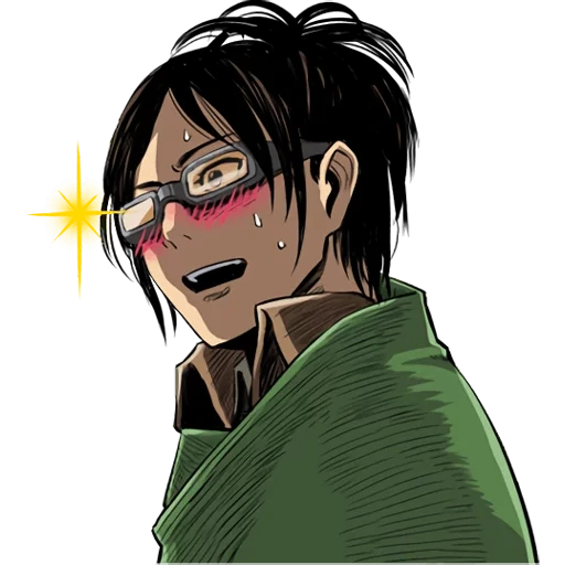 hanji, hanji zoe, attacco di hanji, manga hanji zoe, attacco dei titani hanji