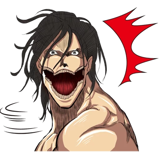 eren titan, eren yeger titan, l'attacco dei titani eren, titan attack eren titan, attacco di titani di t tootano titano