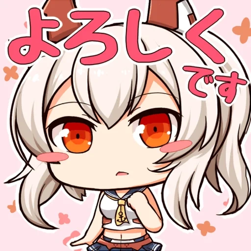 chibi, animação chibi, azur lane chibi, jokanhiyou mokou, travessa de ayanami azur em chibi