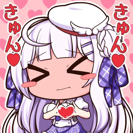 azur lane, kan kobayashi, kobayashi chibi, perselisihan emoji anime, emoji anime discord 256kb