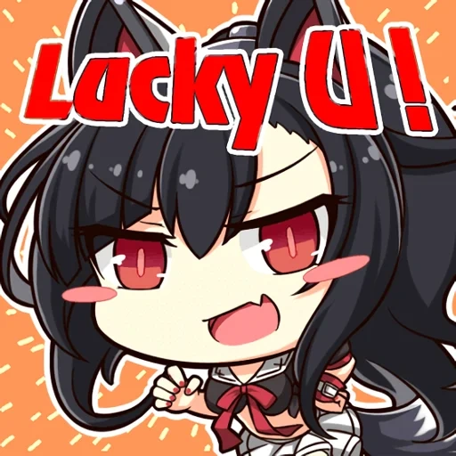 anime, anime art, anime mädchen, honkai impact 3, azur lane shigure in chibi