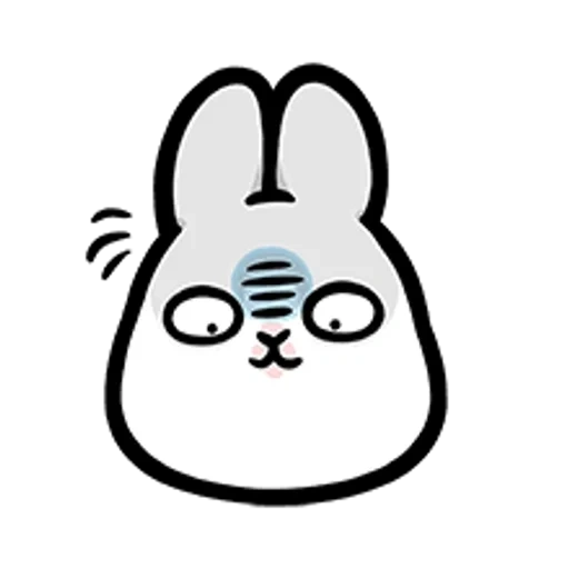 lapin, lapin, visage de lapin, cher lapin, le lapin est noir