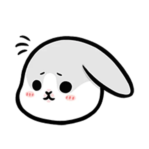 lapin, cher lapin, machiko rabbit, dessin de lapin, autocollants animaux mignons