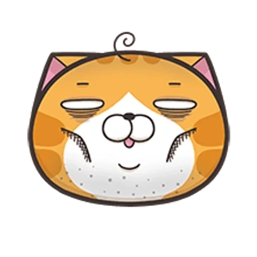 cat, lan, seal, lazy cat, cat sticker