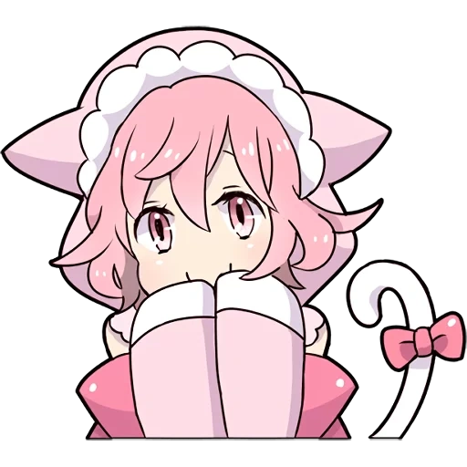 garota gato, animação é fofa, madoka magica, personagem de anime