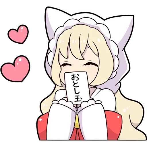 gadis kucing, anime kawai, anime gadis kucing putih, property princess remi boneka air liurnya yang menggantung anda