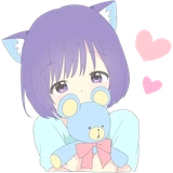 CatGirl Sticker EN