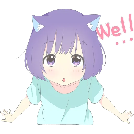 dia, catgirl, animação neko, animação é fofa, animação neko tan