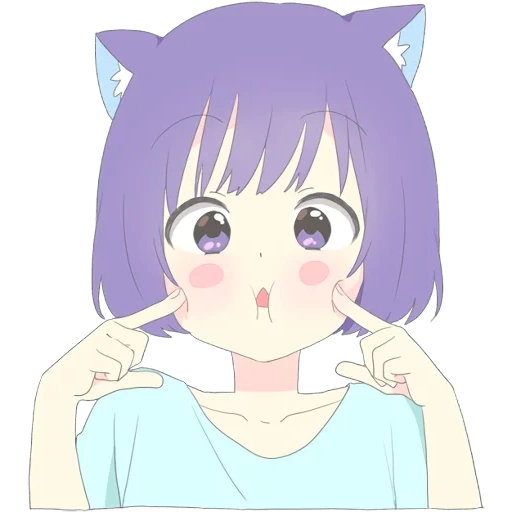 jours, catgirl, anime de nico, nico anime art, mignon anime day salut
