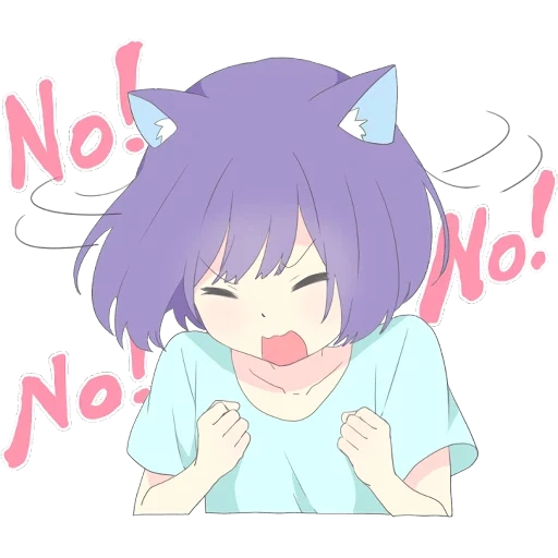 days, catgirl, lovely cartoon, noko emoji, lovely anime day