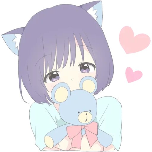 catgirl, anime chan, anime cute, lovely anime chan, anime art is lovely