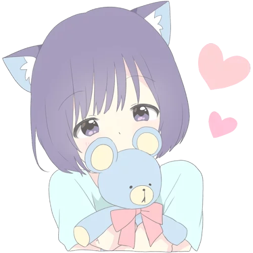 catgirl, día de animación, animación linda, lindo día de animación, arte de animación lindo