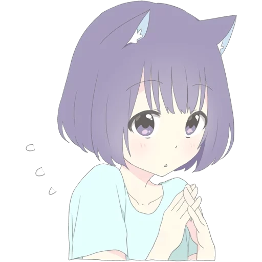 sile, catgirl, picture, anime cute, lovely anime chan