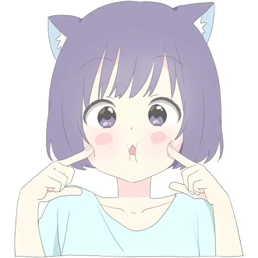 catgirl, la figura, giorni di medicina interna, carino anime, carino giorno anime