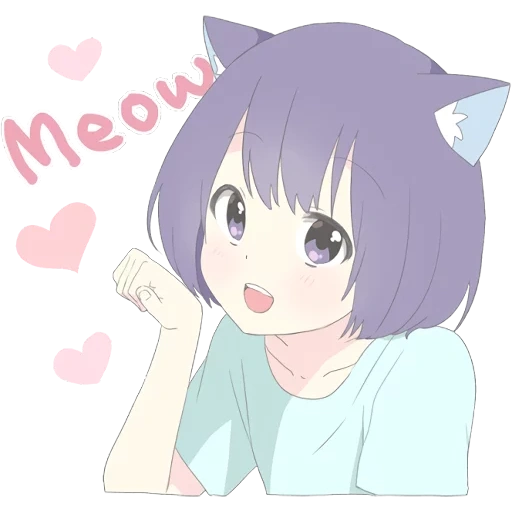 sile, catgirl, anime some, lovely anime, lovely anime chan