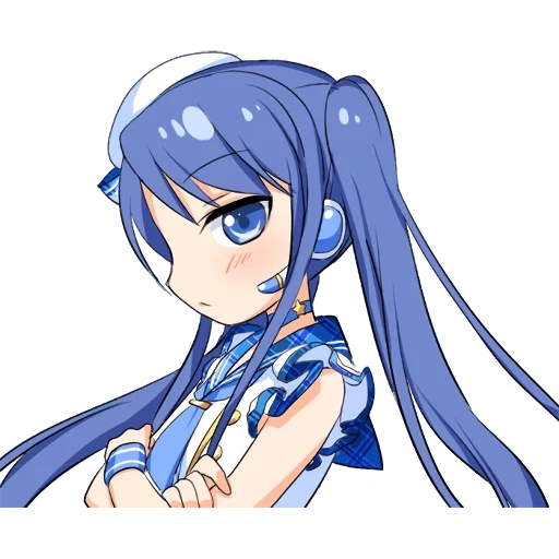animation, blue animation, anime girl, anime separator, sayaka maizono icon