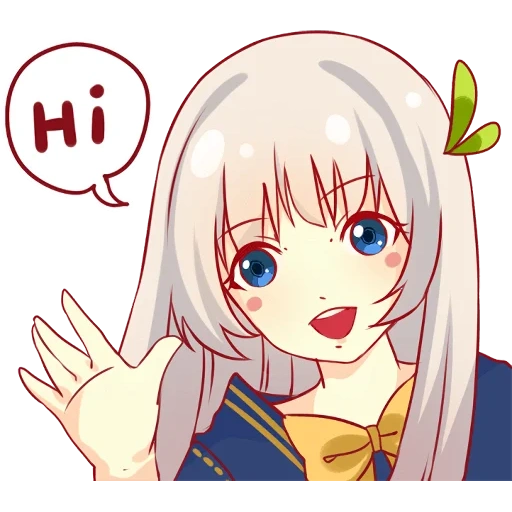 anime chan stickers, anime dear, anime characters, anime stickers, puu's moody anime