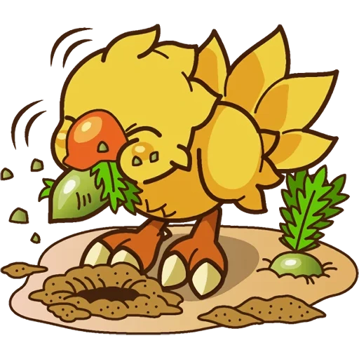 expression de chocobo, autocollants chocobo, chocobo dungeon, chocobo s mystery dungeon
