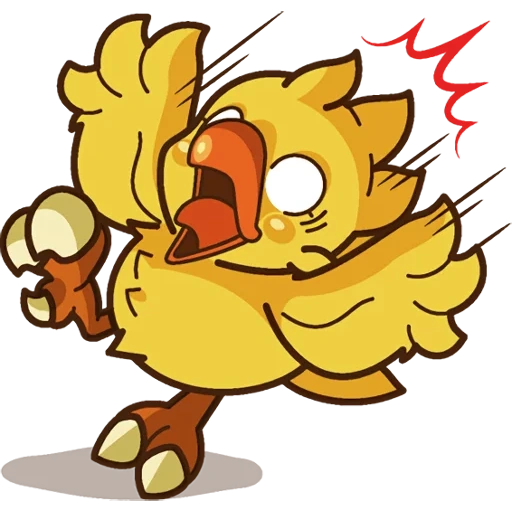 chokobo, chocobo, chokobo emoji, saidak pokemon, chokobo aufkleber