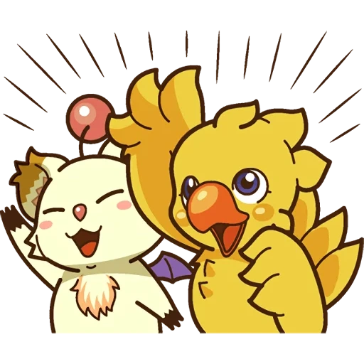 chocobo, chocobo, expression de chocobo, autocollants chocobo, chocobo s dungeon