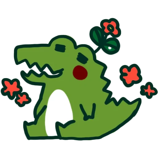 dinosaurians, dinosaur is dear, crocodile dinosaur, dinosauric stickers, little dinosaur