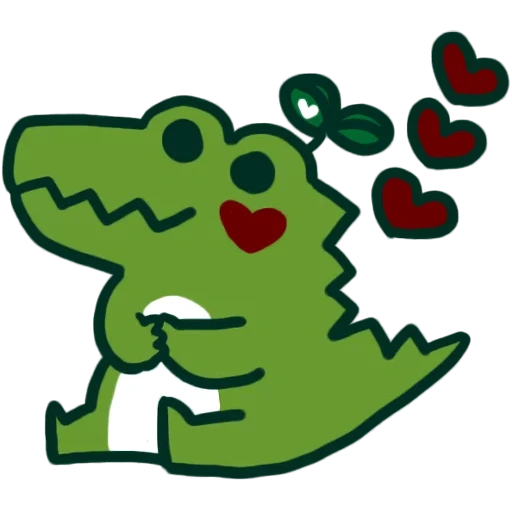 dinosaurians, dear dinosaur, crocodile dinosaur, crocodile sticker