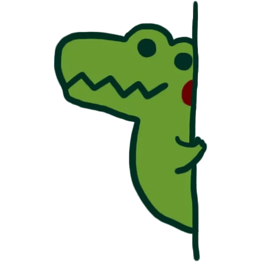 watsap, dinosaurians, dinosaur is dear, crocodile sticker, little dinosaur