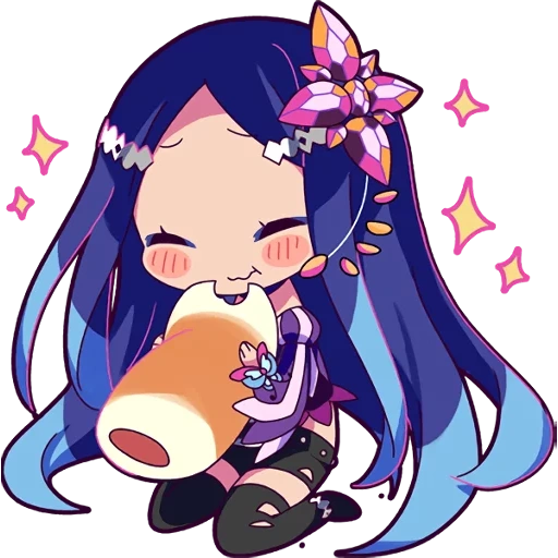 chibi, idées d'anime, filles anime, personnages de chibi, merlin vocaloid