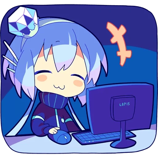 animation, aoki lapis, lucky star, kavai animation, animation funny